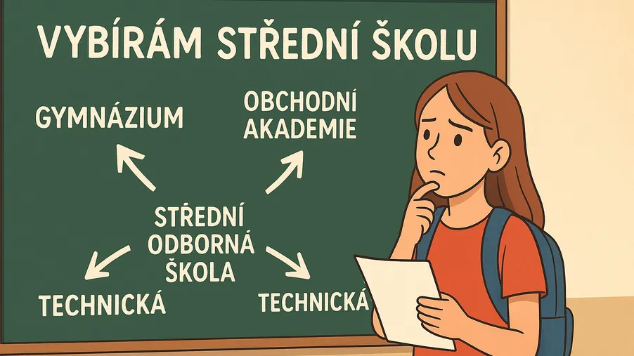 Vybírám střední školu.